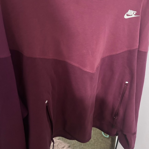 Nike Purple Oversized Long Sleeve Hoodie - Picture 6 of 13